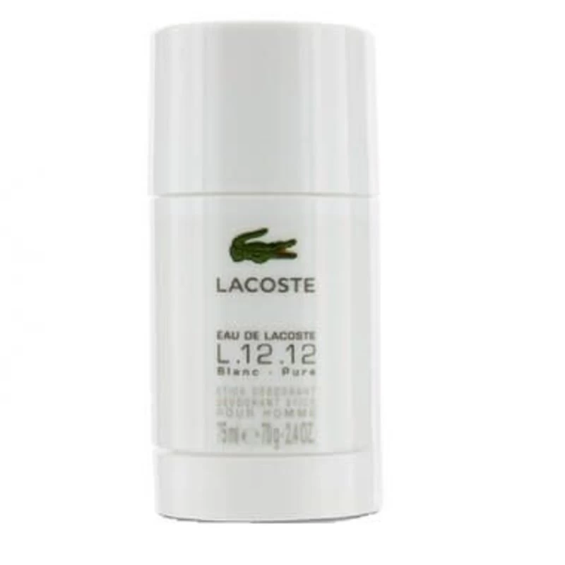 Lacoste Blanc Pure L.12.12 Pour Homme Bâton Déodorant 3 Lacoste Blanc Pure L.12.12 Pour Homme Bâton Déodorant