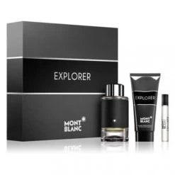 Mont Blanc Explorer Pour Homme Eau De Parfum 100 Ml / 3.4 Oz Ensemble Cadeau Trois Produits